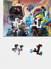 Деревянный фигурный пазл Active Puzzles "Апокалипсис LEGO",24x18 см, 90 деталей