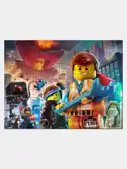 Деревянный фигурный пазл Active Puzzles "Апокалипсис LEGO",24x18 см, 90 деталей
