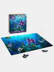 Деревянный фигурный пазл Active Puzzles "Скрытые Глубины Minecraft",24x18 см, 90 деталей