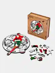 Деревянный фигурный пазл Active Puzzles "Криштиану Роналду",21х23 см, 70 деталей