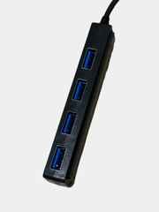 USB-hub, разветвитель на 4 порта type-c to usb hub для макбука (для mac)