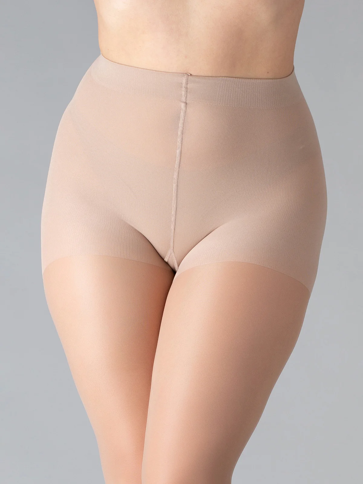 Карамельный колготки женские Giulia Positive Look 40 , больших размеров