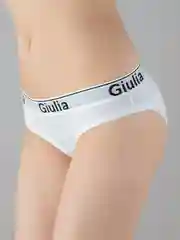 Белый трусы женские Giulia Cotton Slip 02