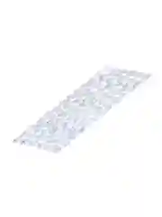 Коврик в ванну противоскользящий, 70x34 см, "Камни", белый