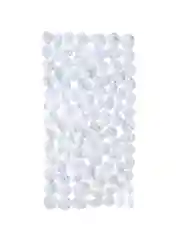 Коврик в ванну противоскользящий, 70x34 см, "Камни", белый