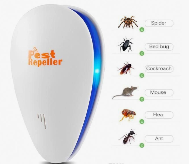 Отпугиватель насекомых и грызунов, ультразвуковой: Electronic Pest Repelling - Защита 24/7