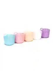 Корзинка вязаная круглая с ручками, 11х13 см