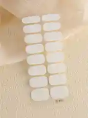 Белый лаковые полоски для ногтей топ лак, наклейки для ногтей, дизайн ногтей