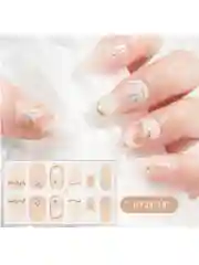 Молочный лаковые полоски для ногтей топ лак, наклейки для ногтей, дизайн ногтей