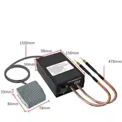 Мощный портативный точечный сварочный аппарат 8000W с педалью