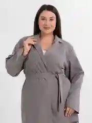 Серый костюм с шортами летний