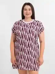 Бордовый туника женская, домашняя