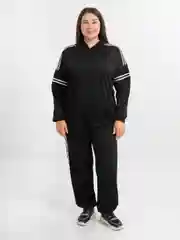 Черный спортивный костюм женский, большие размеры