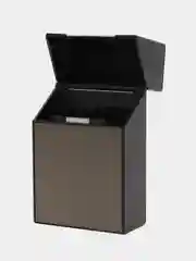 Серый портсигар с электрической зажигалкой, зарядка от USB