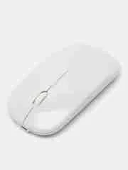 Белый беспроводная мышь со встроенным аккумулятором ультратонкая, Bluetooth