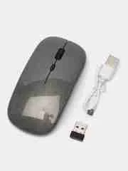 Серый беспроводная мышь со встроенным аккумулятором ультратонкая, Bluetooth
