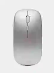 Серебряный беспроводная мышь со встроенным аккумулятором ультратонкая, Bluetooth