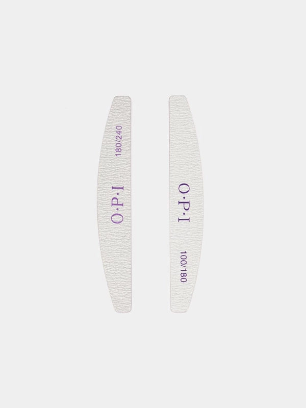 Пилка для ногтей OPI, лодочка, 100/180, 180/240