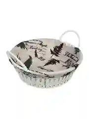Корзинка плетенная 24x24x8 см, 2 дизайна