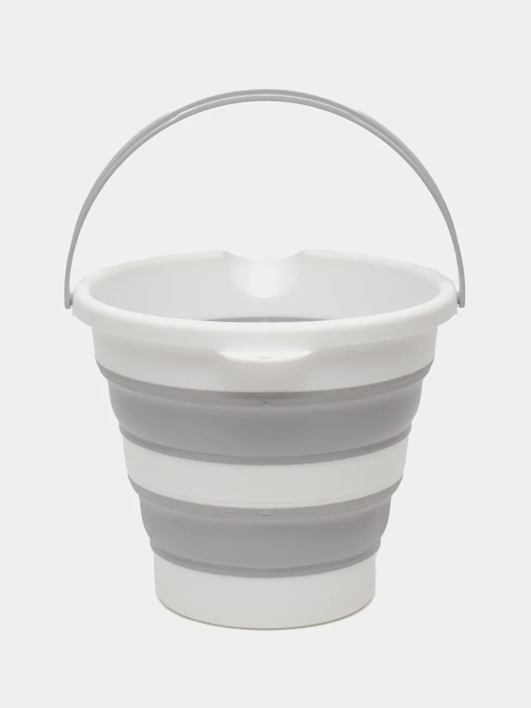 Серый ведро складное Idea "Флекс"