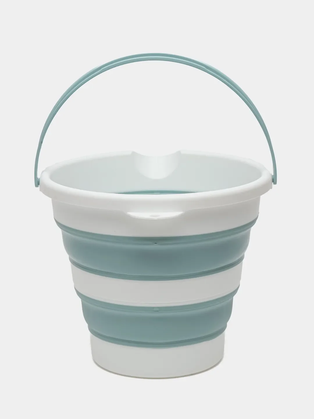 Бирюзовый ведро складное Idea "Флекс"