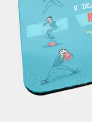 Коврик для компьютерной мыши Все меньше глупостей