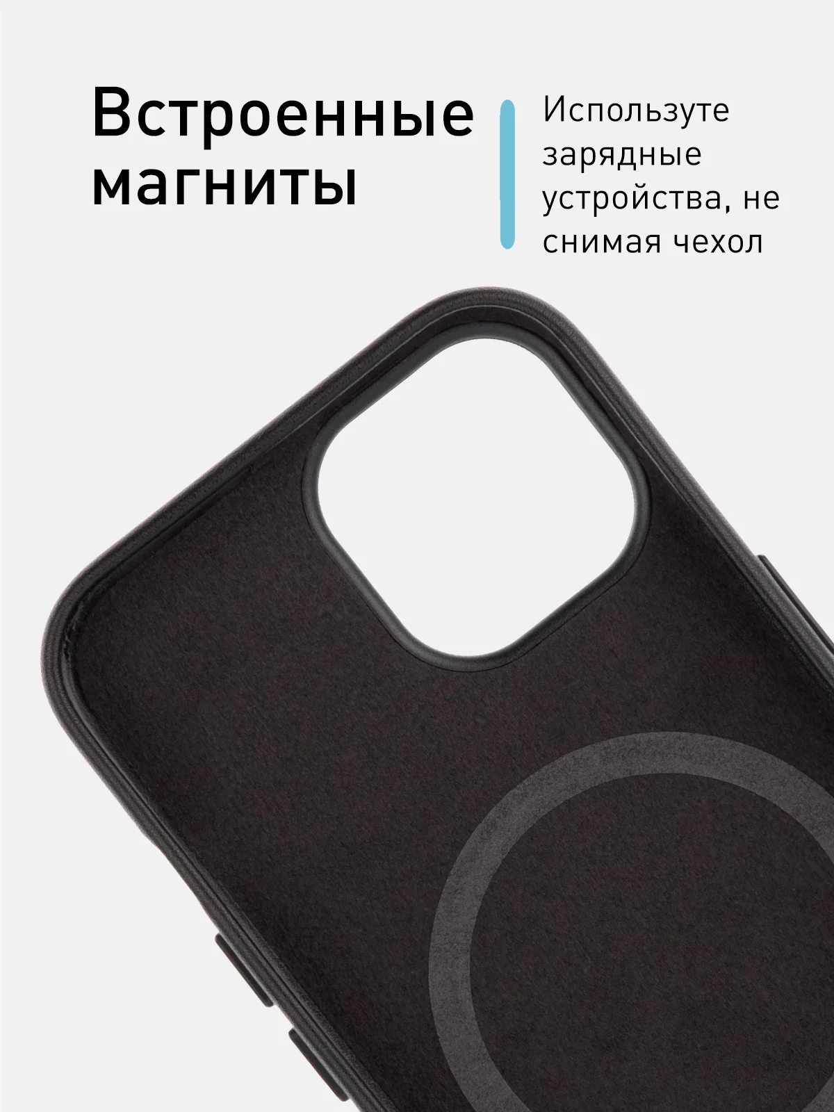 Тёмно-зелёный чехол MagSafe для iPhone 15 Pro Max Plus кожаный ROSCO из экокожи с защитой камер магнитом