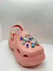 Мятный сабо с джибитсами женские