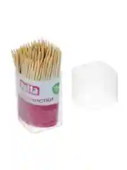 Зубочистки 150 штук, бамбук, пластиковая упаковка