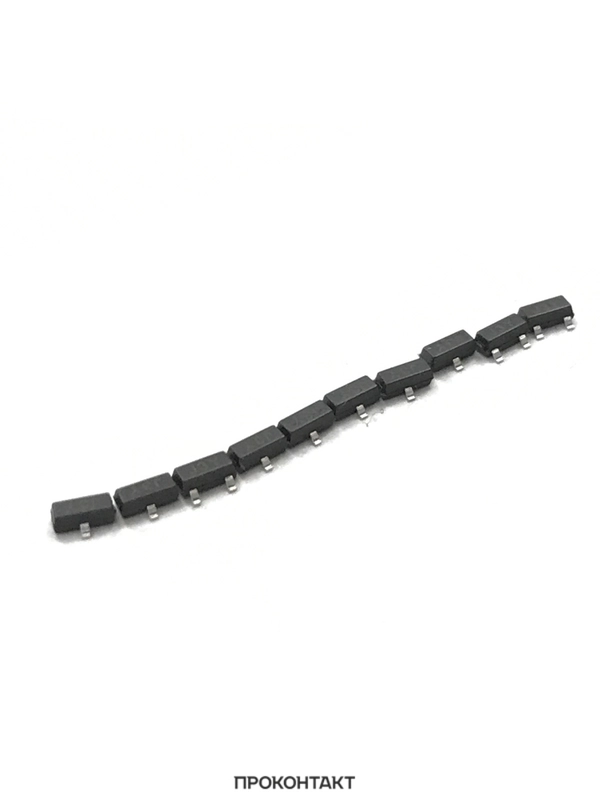 50 штук Транзистор MMBT3904 (2N3904) (NPN 40V 0.2A) SOT-23