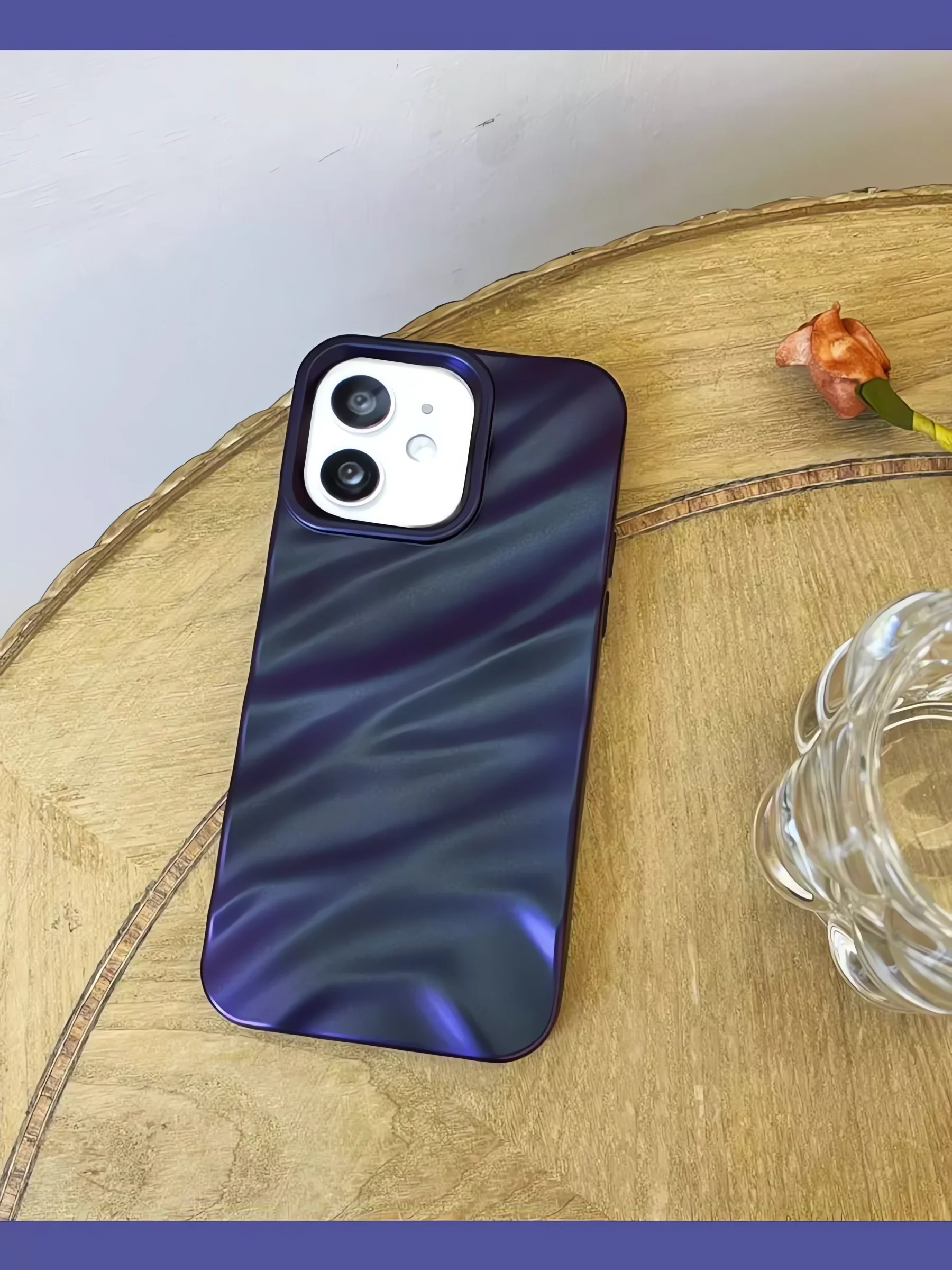 Ледяной apple iPhone 15, Айфон 15 чехол матовый с обьемный с принтом для iPhone 15