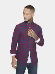 Разноцветный однотонная мужская рубашка carhartt из хлопка с воротником-стойкой