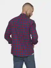 Разноцветный однотонная мужская рубашка carhartt из хлопка с воротником-стойкой