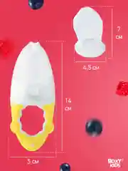 Ниблер детский для прикорма ROXY-KIDS, с нейлоновой сеточкой, цвет желтый