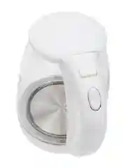 Чайник прозрачный электрический KIWI KK-3328, белый, стеклянный с подсветкой, 1,7 литра