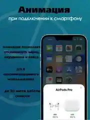 Наушники беспроводные с дисплеем AirPro для iPhone, Android