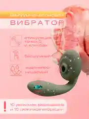 Вибратор Moistressxy вакуумно-волновой 2в1