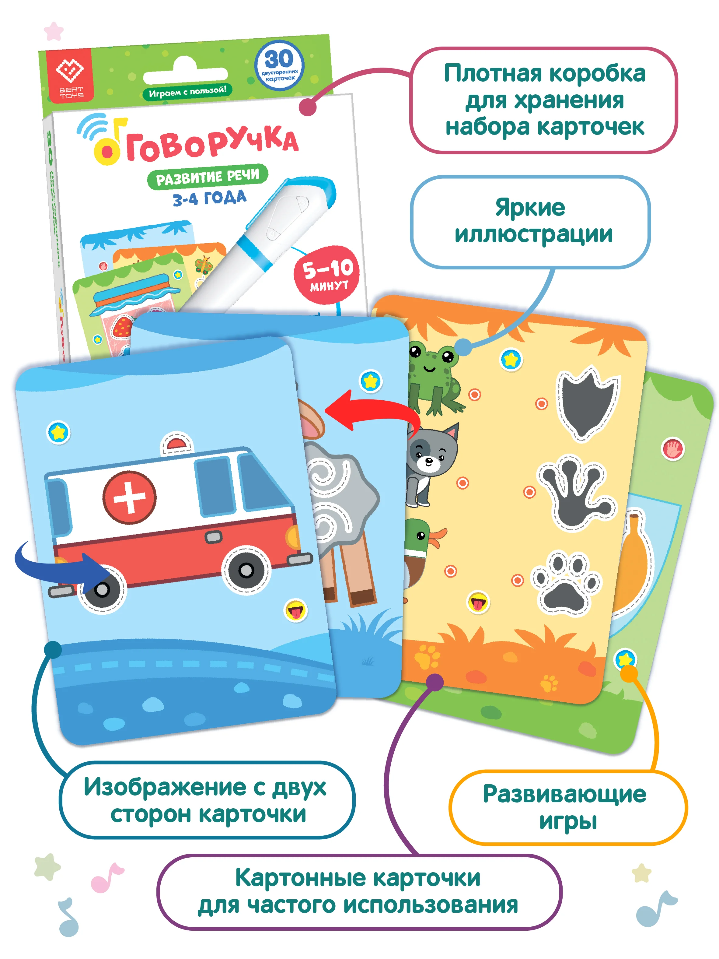 Карточки для Говоручки Развитие речи