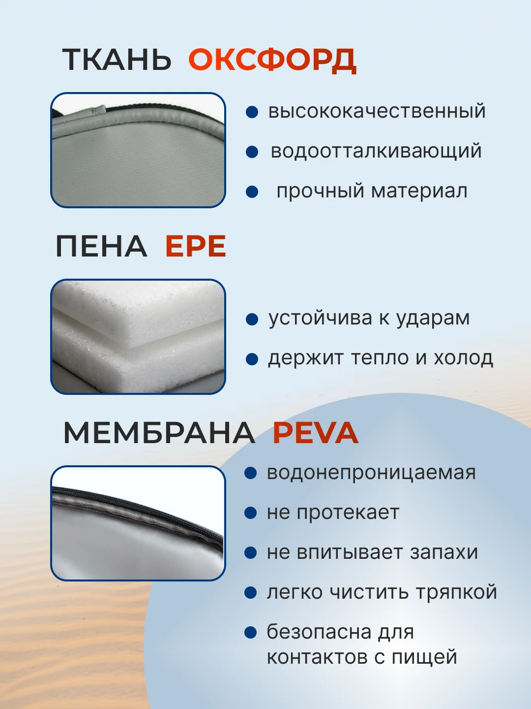 Серый термосумка - рюкзак холодильник маленькая походная