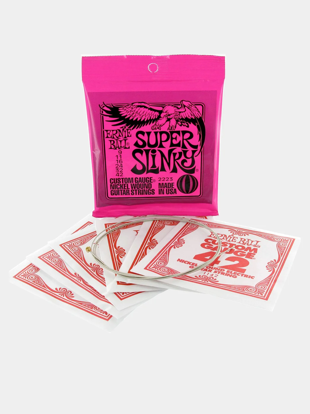Струны для электрогитары Ernie Ball 2223 Super Slinky 9-42