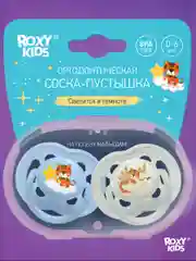 Аметистовый соска-пустышка ортодонтическая с футляром, 2 шт