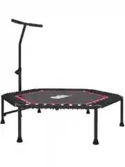 Батут спортивный с ручкой Unix Line Fitness, диаметр 130 см