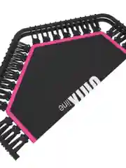 Батут спортивный с ручкой Unix Line Fitness, диаметр 130 см