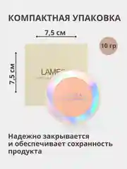 Пудра для лица матирующая, компактная, для макияжа