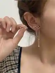 Серебряный серьги женские ассиметричные
