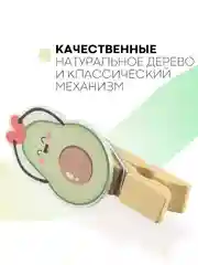 Лайм 10 шт, мини-прищепки для фотографий декоративные Картофан, деревянные держатели для фото