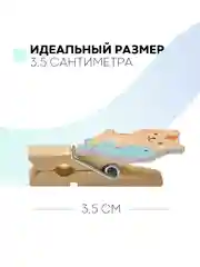 Голубой 10 шт, мини-прищепки для фотографий декоративные Картофан, деревянные держатели для фото