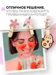 Розовый 10 шт, мини-прищепки для фотографий декоративные Картофан, деревянные держатели для фото