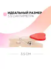 Красный 10 шт, мини-прищепки для фотографий декоративные Картофан, деревянные держатели для фото