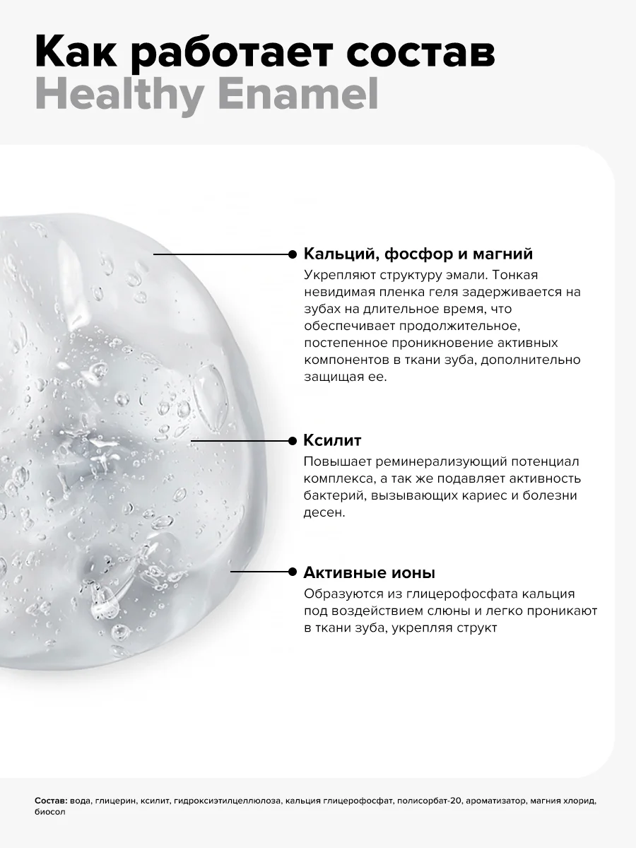 Реминерализующий гель для укрепления и восстановления зубов от EMRA